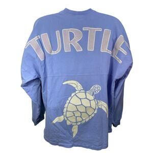 Sea World Shirt Adult Large Blue Turtle Sea World Spirit Jersey
